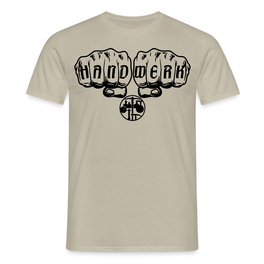 Unisex T-Shirt "Strassenbauer" Sandbeige Männer T-Shirt