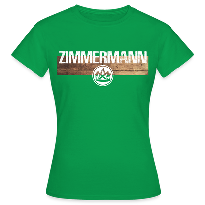 Frauen T-Shirt "Zimmermann" Kelly Green Frauen T-Shirt
