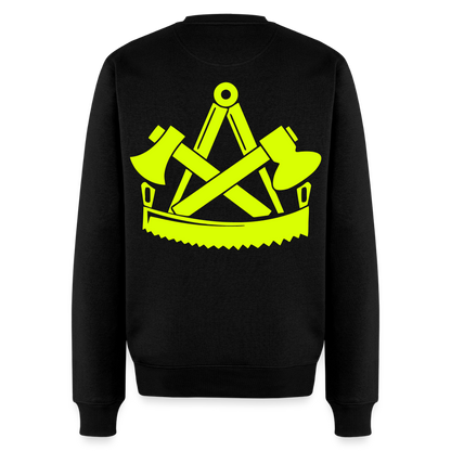 Unisex Premium Pullover "Zimmermann" neongelb Männer Premium Pullover