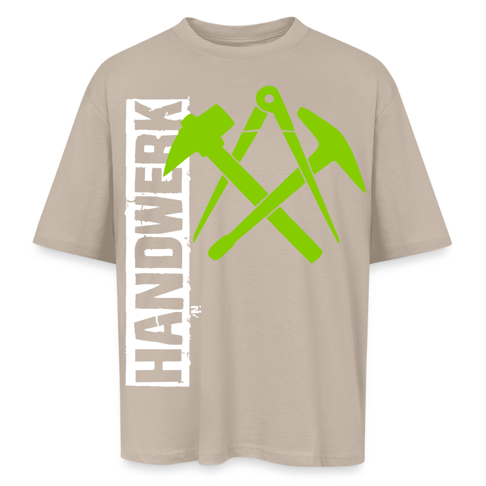 Oversized Unisex T-Shirt "Dachdecker" Sahara Oversized Unisex T-Shirt