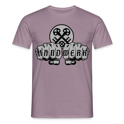 Unisex T-Shirt "Schlosser" Lilagrau Männer T-Shirt
