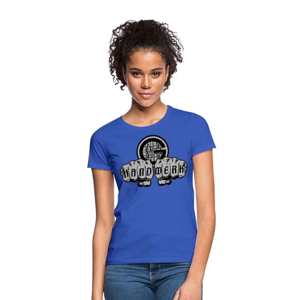 Frauen T-Shirt "Gerüstbauer" - Royalblau