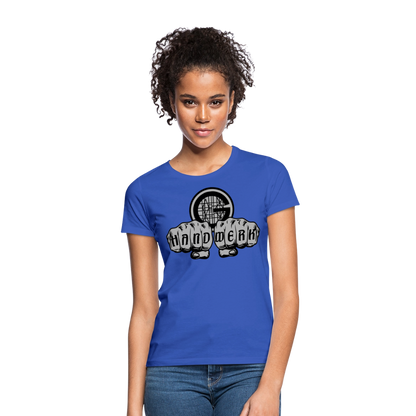 Frauen T-Shirt "Gerüstbauer" - Royalblau