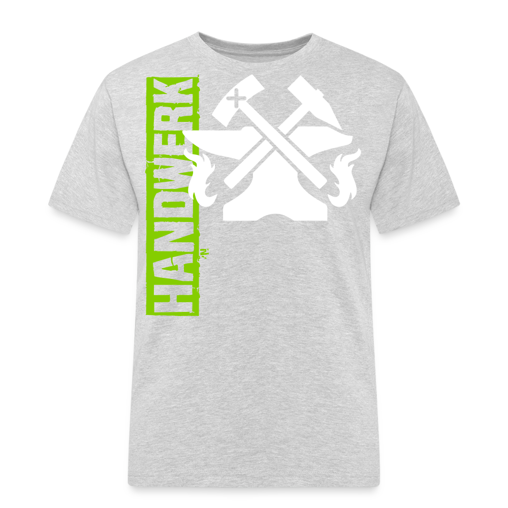 Unisex Workwear T-Shirt "Metallbauer" Grau meliert Männer Workwear T-Shirt