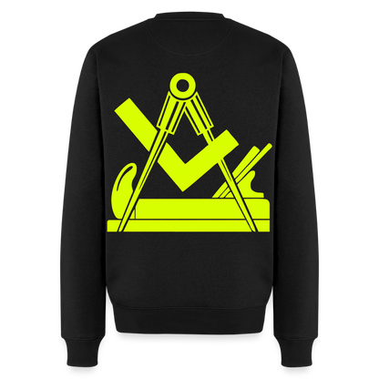 Unisex Premium Pullover "Tischler" neongelb Schwarz Männer Premium Pullover