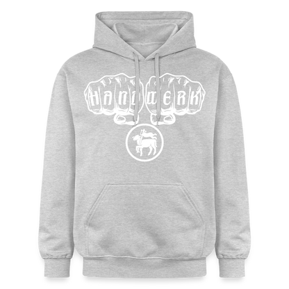 Gildan Unisex Softstyle® "Fleischer" Hellgrau meliert Gildan Unisex Softstyle® Midweight Hoodie