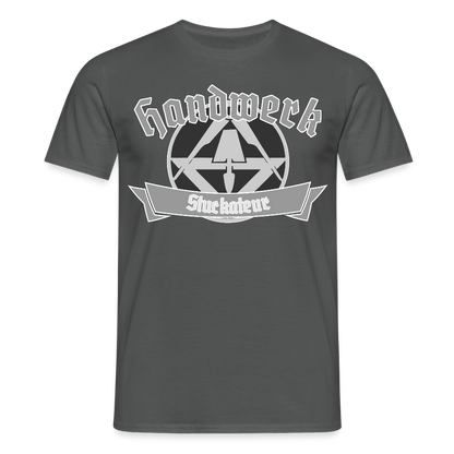 Unisex T-Shirt "Stuckateur" Anthrazit Männer T-Shirt