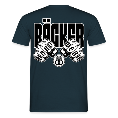 Unisex T-Shirt "Bäcker" - Navy
