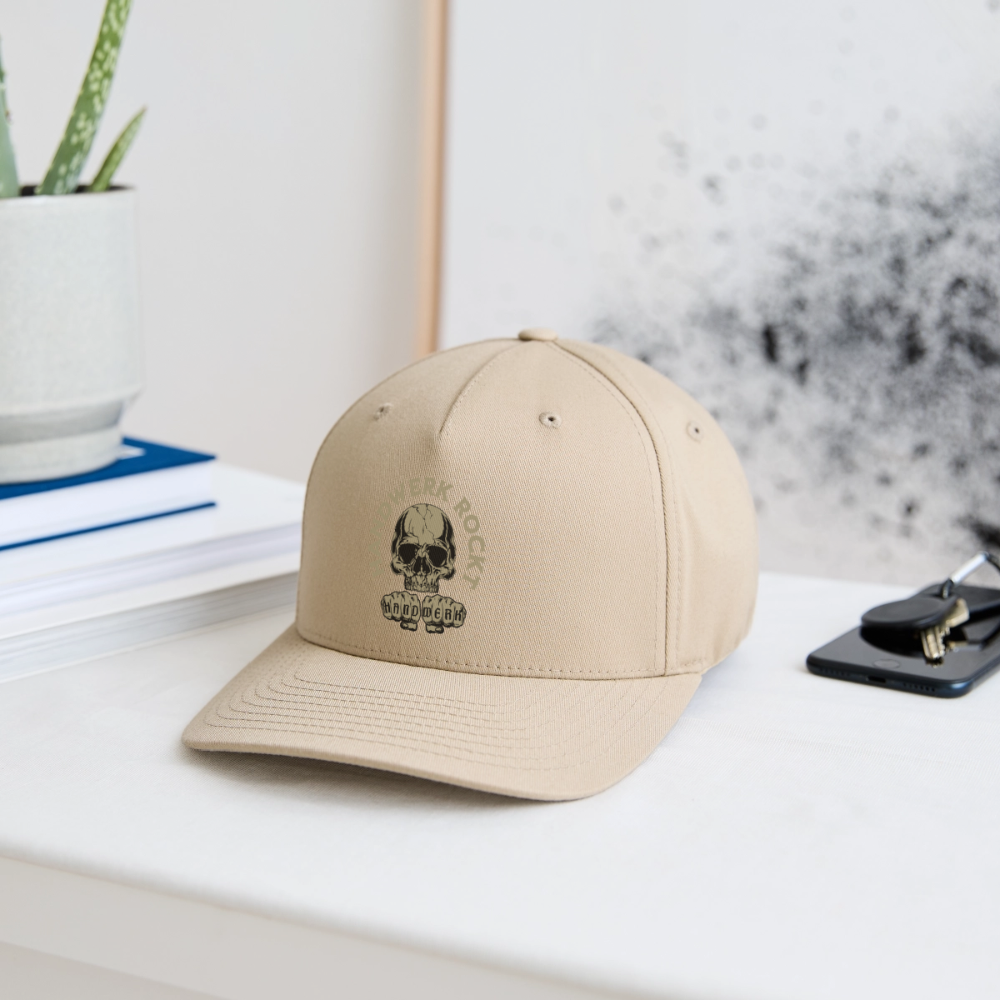 Flexfit Cap "Handwerk-Rockt" Khaki Flexfit Cap {{ color }}