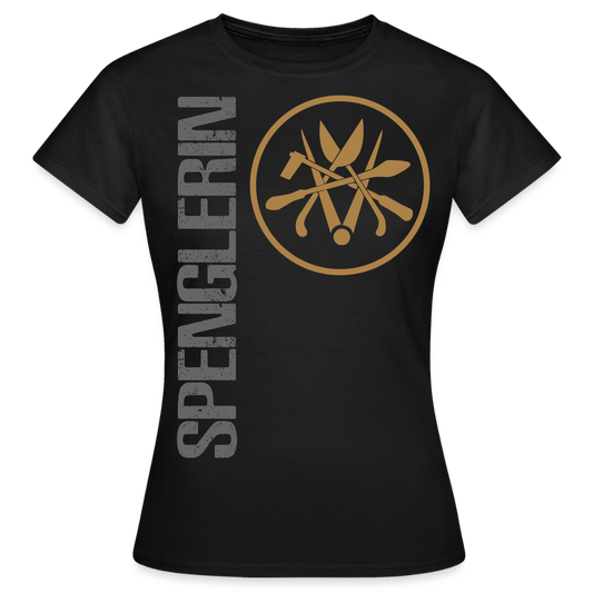 Frauen T-Shirt "Spenglerin" - Schwarz