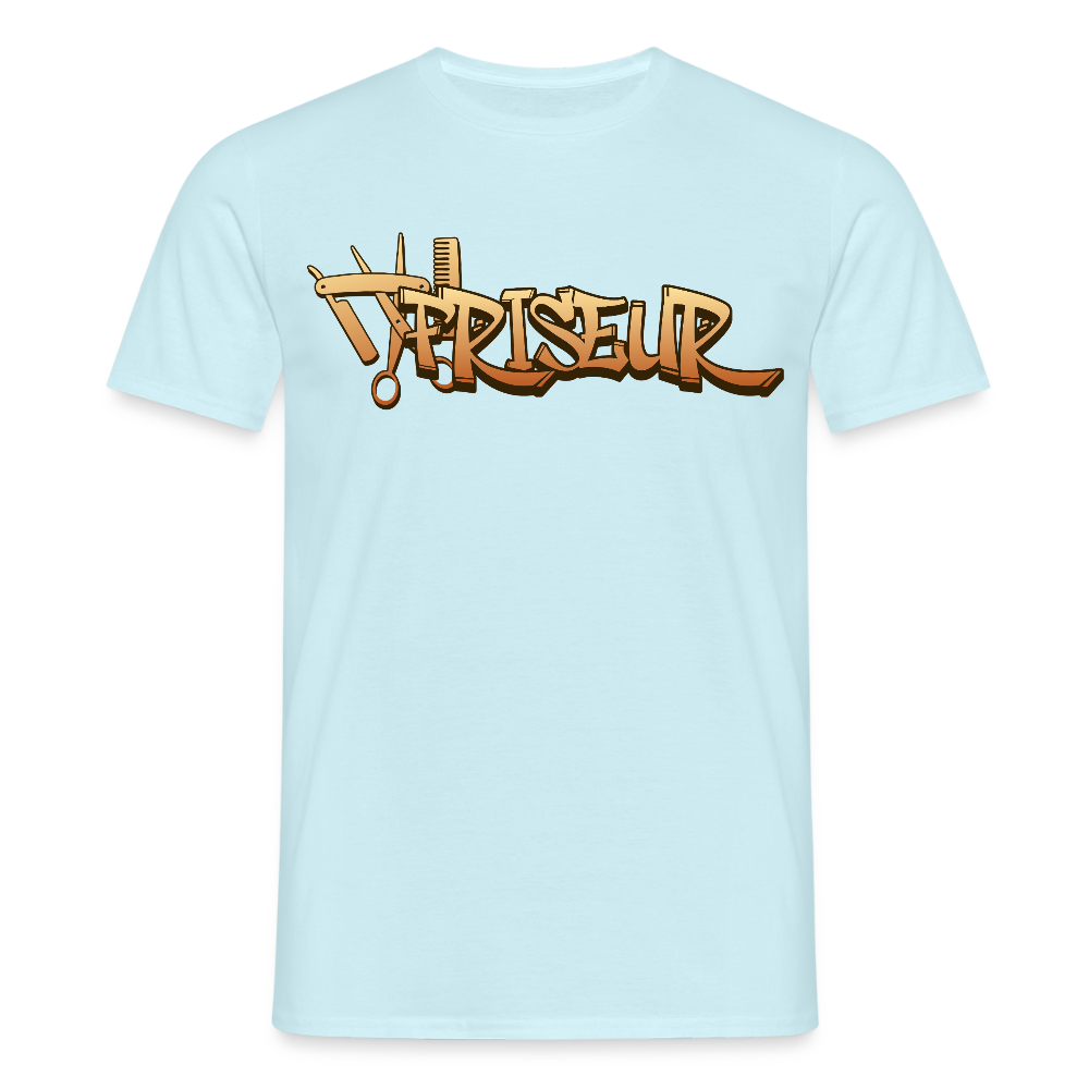 Unisex T-Shirt "Friseur" Sky Männer T-Shirt