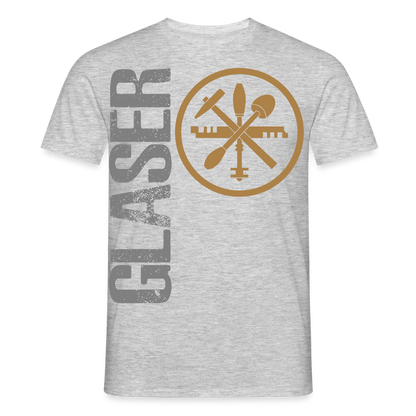 Unisex T-Shirt "Glaser" Grau meliert Männer T-Shirt