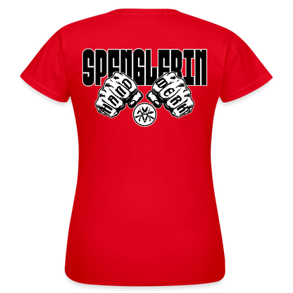 Frauen T-Shirt "Spenglerin" (beidseitig bedruckt) - Rot