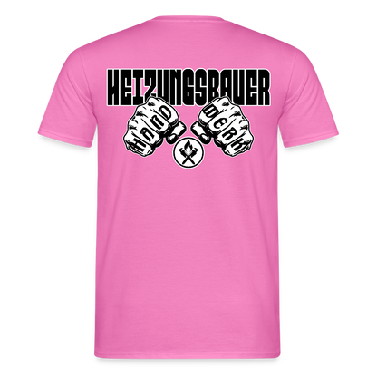 Unisex T-Shirt "Heizungsbauer" Pink Männer T-Shirt