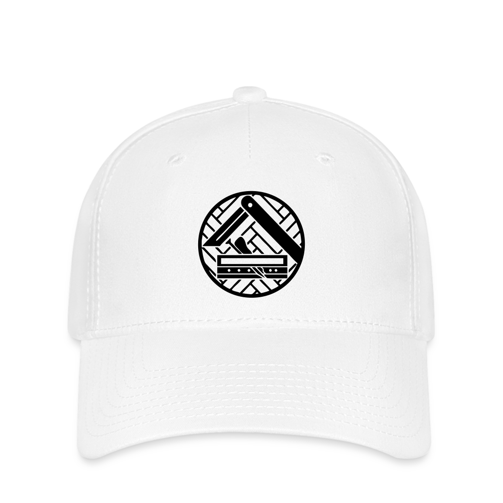 Flexfit Cap "Parkettleger" Weiß Flexfit Cap