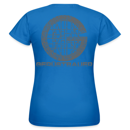 Frauen T-Shirt "Gerüstbauer" Royalblau Frauen T-Shirt
