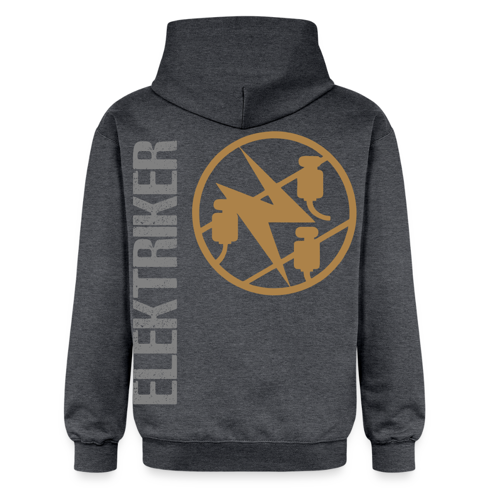 Gildan Unisex Softstyle® "Elektriker" Dunkelgrau meliert Gildan Unisex Softstyle® Midweight Hoodie