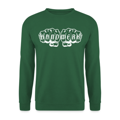 Unisex Pullover "Handwerk" Grün Unisex Pullover