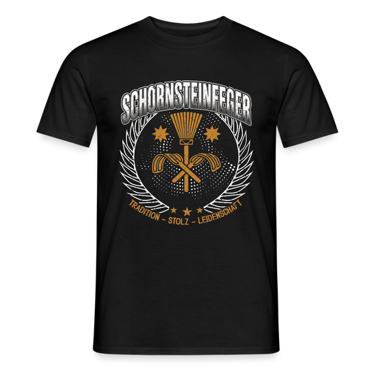 Unisex T-Shirt | Tradition | Schornsteinfeger - Schwarz