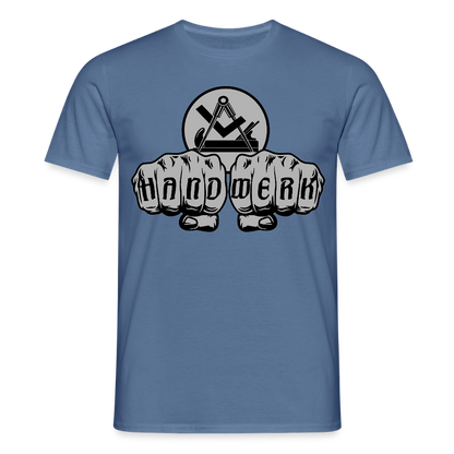 Unisex T-Shirt "Schreiner/Tischler" Taubenblau Männer T-Shirt