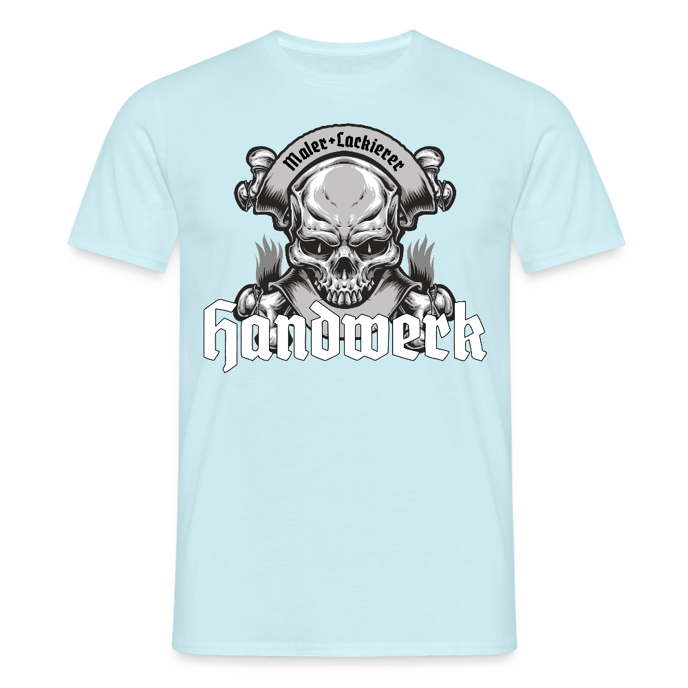 Unisex T-Shirt "Skull-Maler/Lackierer" Sky Männer T-Shirt
