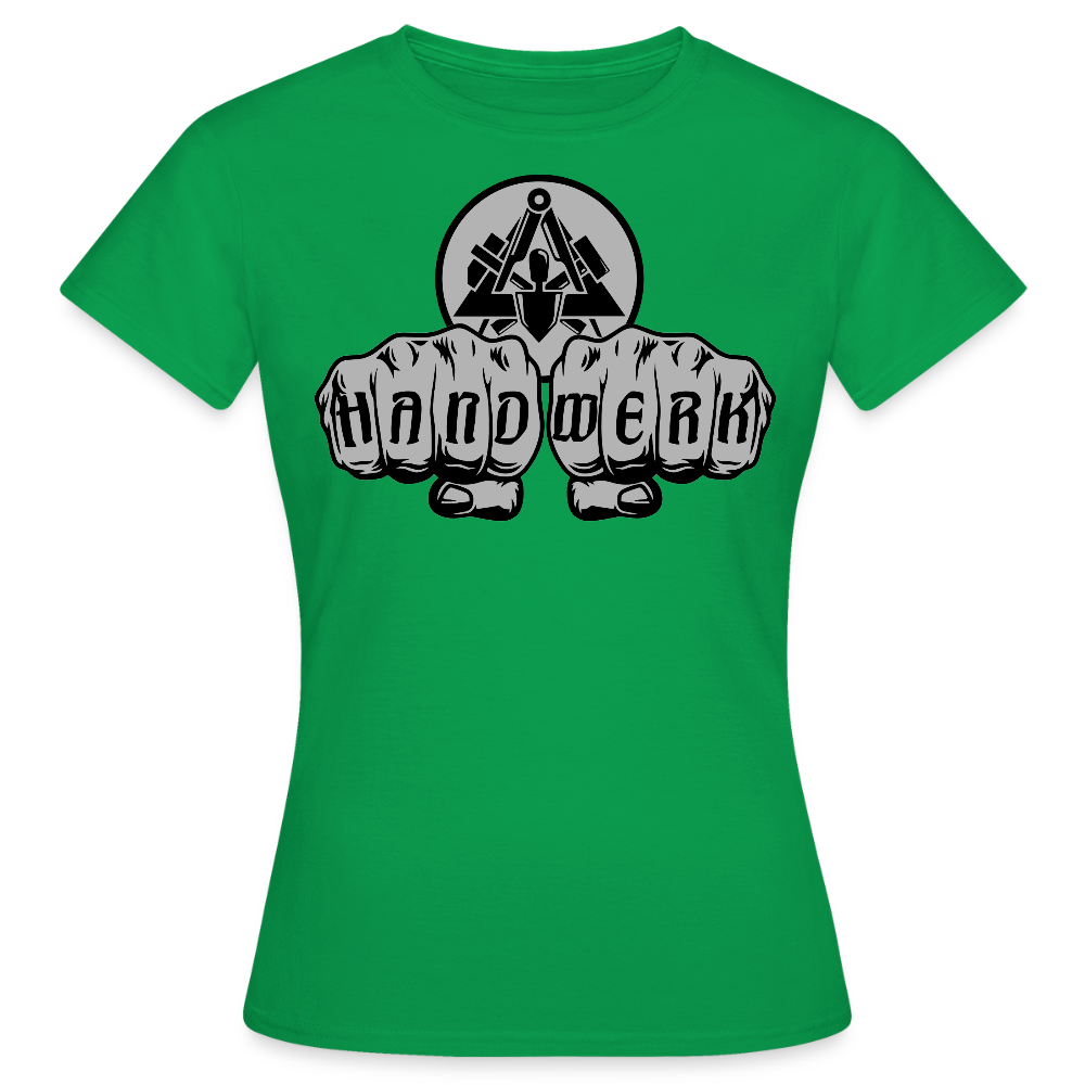 Frauen T-Shirt "Maurer" Kelly Green Frauen T-Shirt