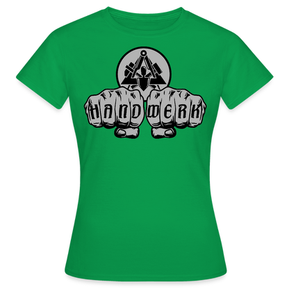 Frauen T-Shirt "Maurer" Kelly Green Frauen T-Shirt