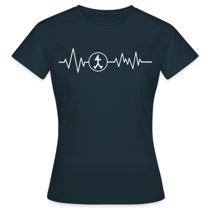 Frauen T-Shirt "Steinmetz" Navy Frauen T-Shirt