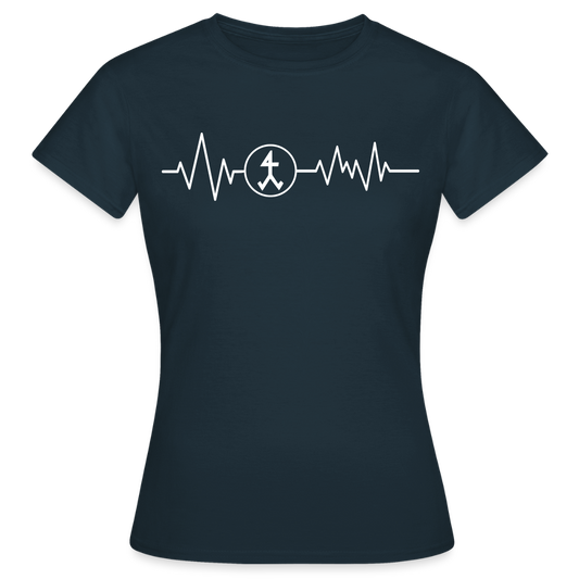 Frauen T-Shirt "Steinmetz" - Navy