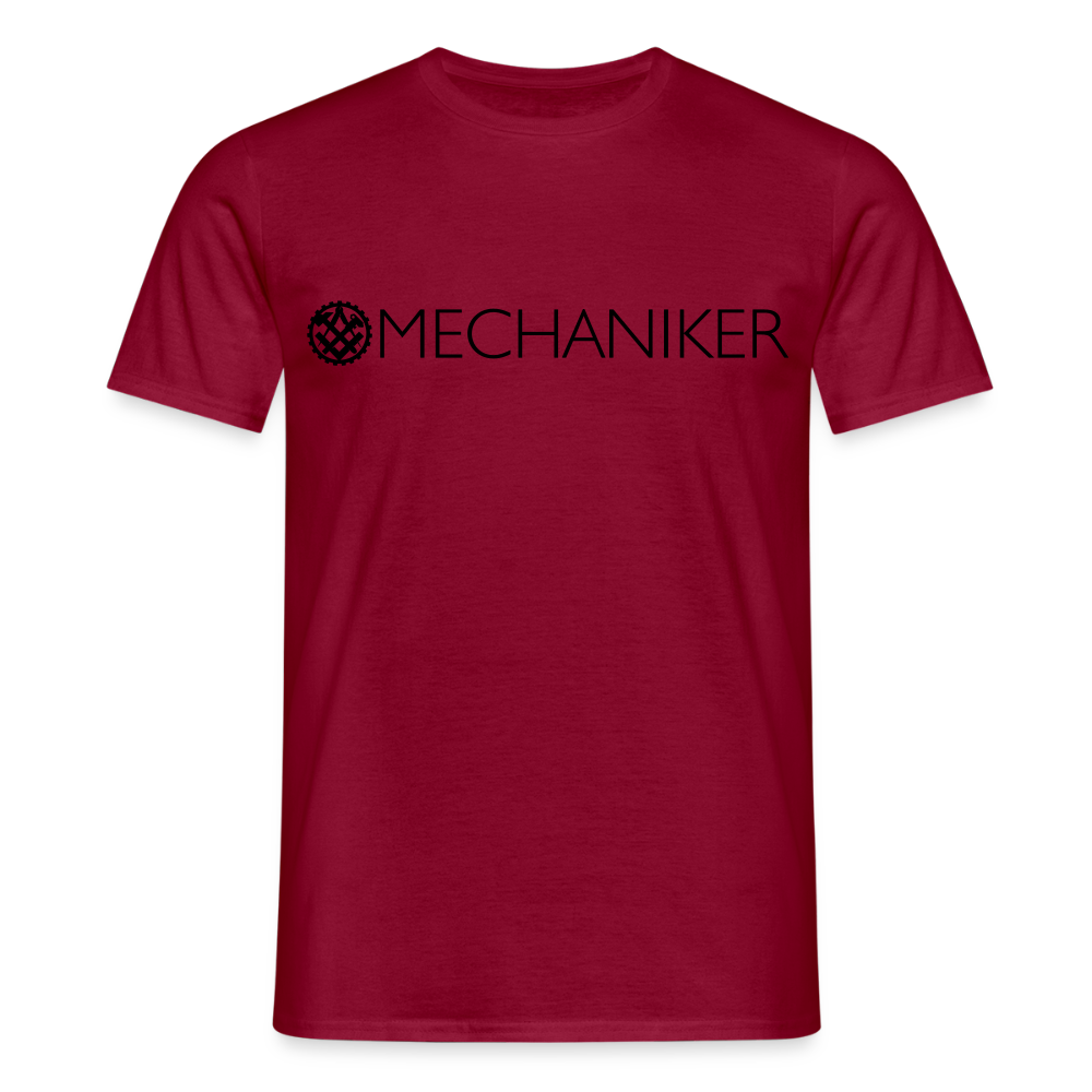 Unisex T-Shirt "Mechaniker" Ziegelrot Männer T-Shirt