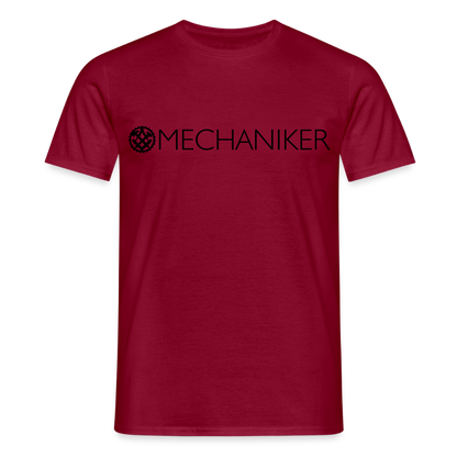 Unisex T-Shirt "Mechaniker" Ziegelrot Männer T-Shirt
