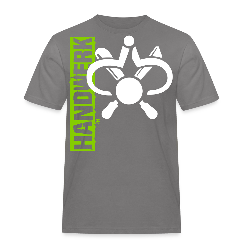 Unisex Workwear T-Shirt "Drechsler" Grau Männer Workwear T-Shirt