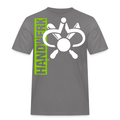 Unisex Workwear T-Shirt "Drechsler" Grau Männer Workwear T-Shirt