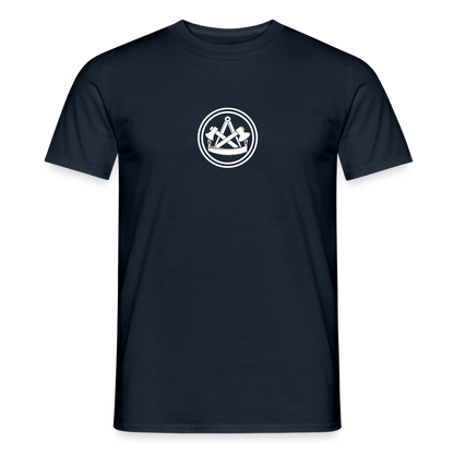 Unisex Handwerker T-Shirt von Spreadconnect mit Skull & Zunft Design, beidseitig bedruckt, bequemes Männer T-Shirt, kreative Mode