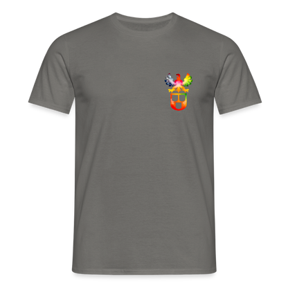 Unisex T-Shirt "Maler" (beidseitig bedruckt) - Graphit