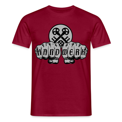 Unisex T-Shirt "Schlosser" Ziegelrot Männer T-Shirt