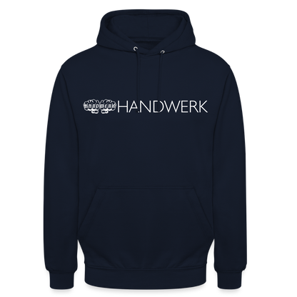 Unisex Hoodie "Handwerk" Navy Unisex Hoodie