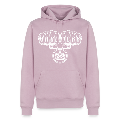 Männer Premium Hoodie "Zimmermann" Altrosa Männer Premium Hoodie