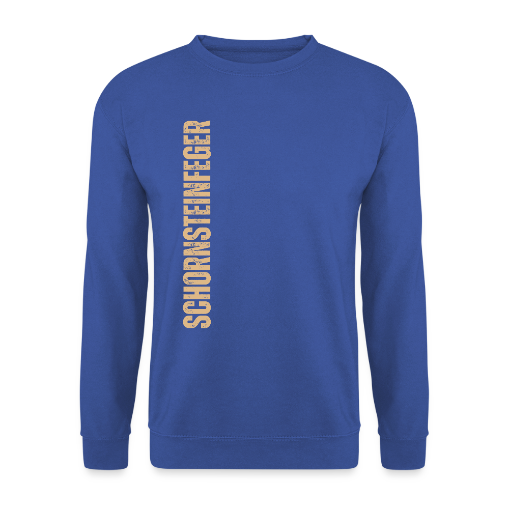 Unisex Pullover "Schornsteinfeger" Royalblau Unisex Pullover