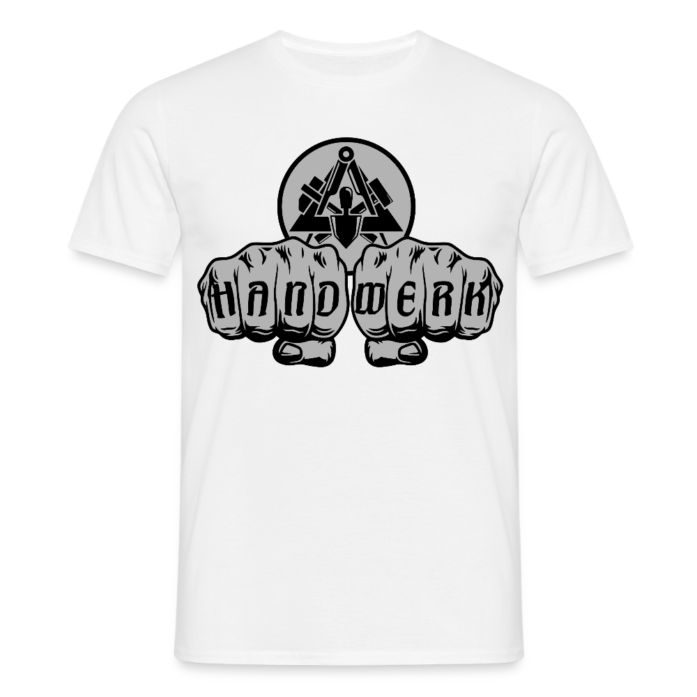 Unisex T-Shirt "Maurer" Weiß Männer T-Shirt