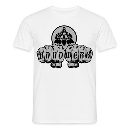 Unisex T-Shirt "Maurer" Weiß Männer T-Shirt
