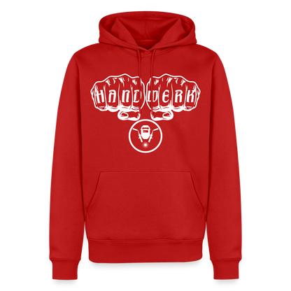 Männer Premium Hoodie "Schweisser" Rot Männer Premium Hoodie