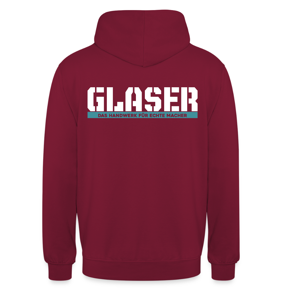 Unisex Hoodie HW-300 | MACHER "Glaser" Bordeaux Unisex Hoodie {{ color }}