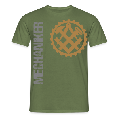 Unisex T-Shirt "Mechaniker" Militärgrün Männer T-Shirt