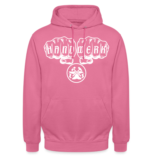 Unisex Hoodie "Metallbauer" Pink Unisex Hoodie
