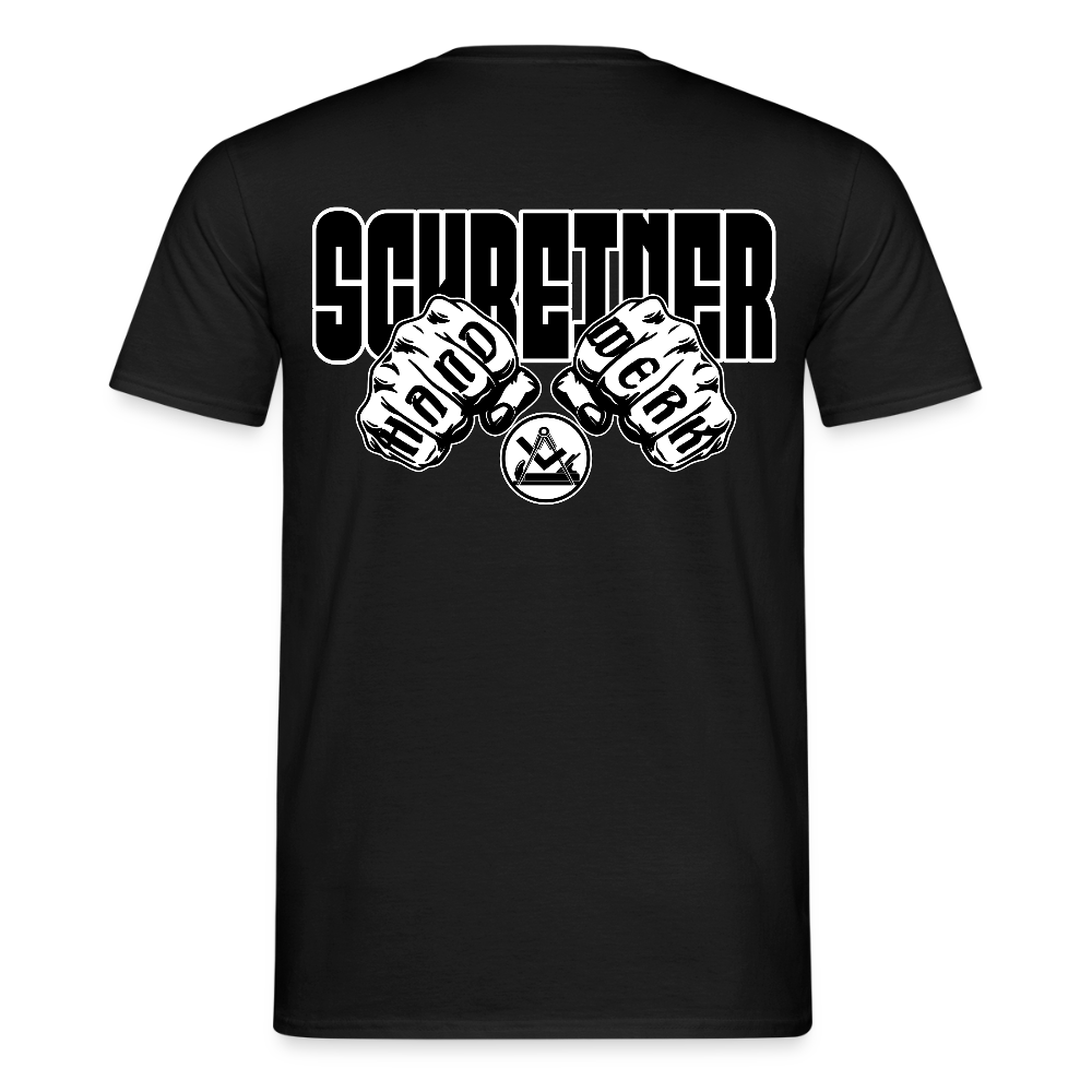 Unisex T-Shirt "Schreiner" Schwarz Männer T-Shirt