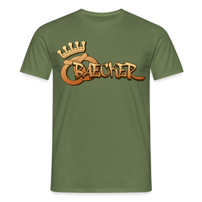Unisex T-Shirt "Bäcker" Militärgrün Männer T-Shirt