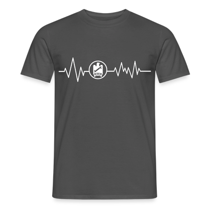 Unisex T-Shirt "KFZ-Mechaniker"-Heartbeat von Spreadconnect, Männer T-Shirt mit mechanischem Herzschlag-Design, bequem und stylisch.