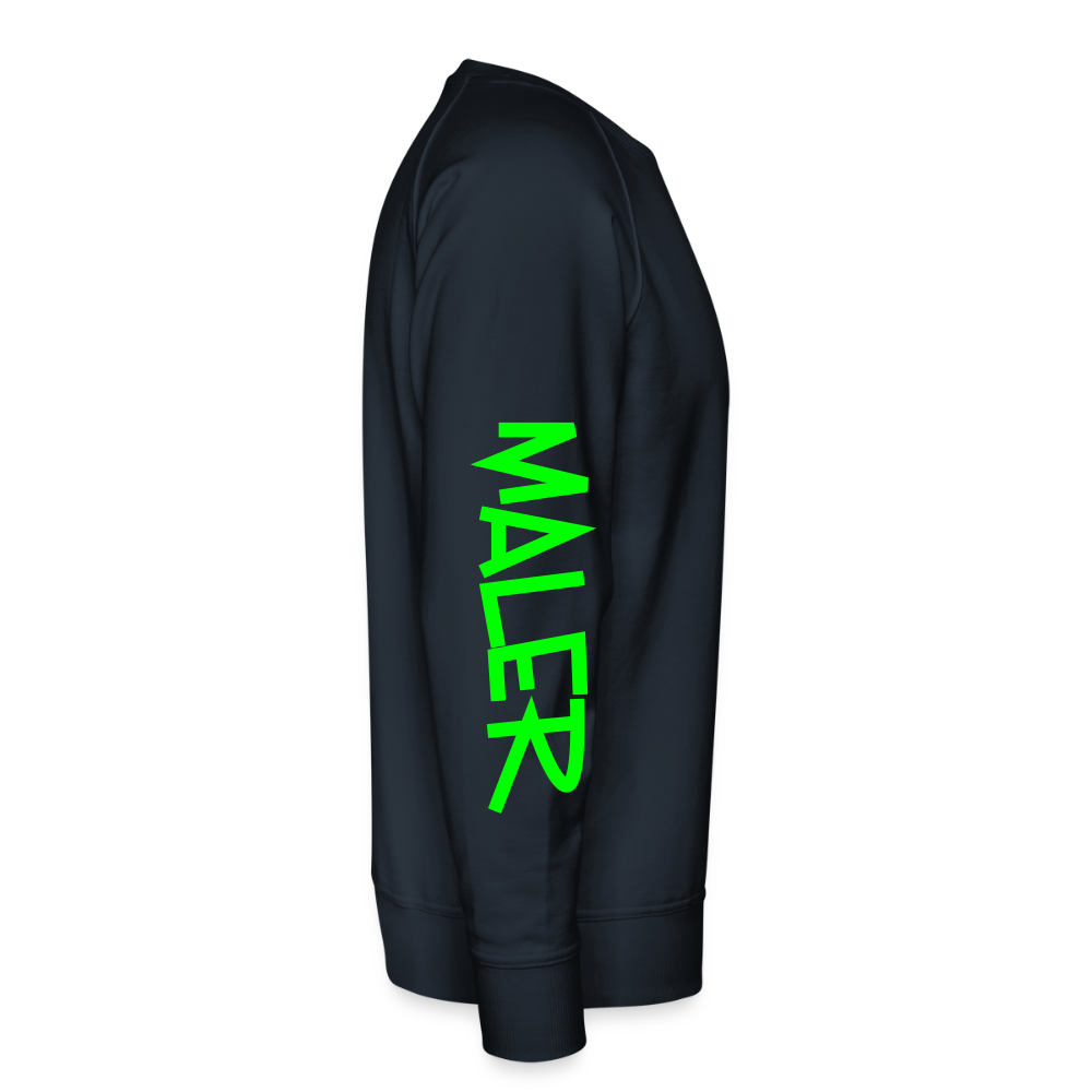 Unisex Premium Pullover "Maler" neongrün Männer Premium Pullover