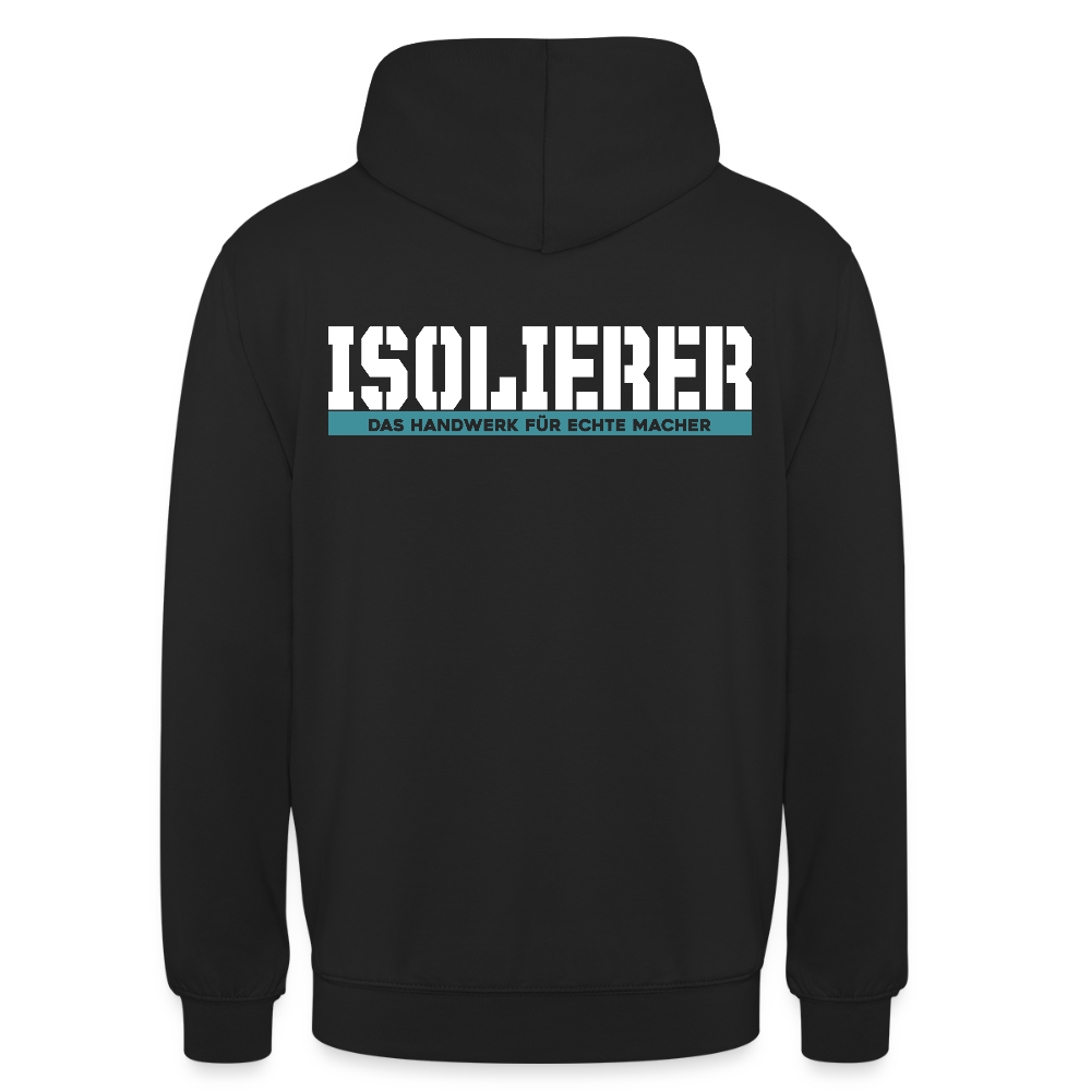 Unisex Hoodie HW-300 | MACHER "Isolierer" Schwarz Unisex Hoodie {{ color }}